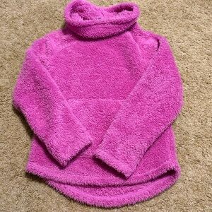 Champion Cozy Pink Fleece Turtleneck Sweater